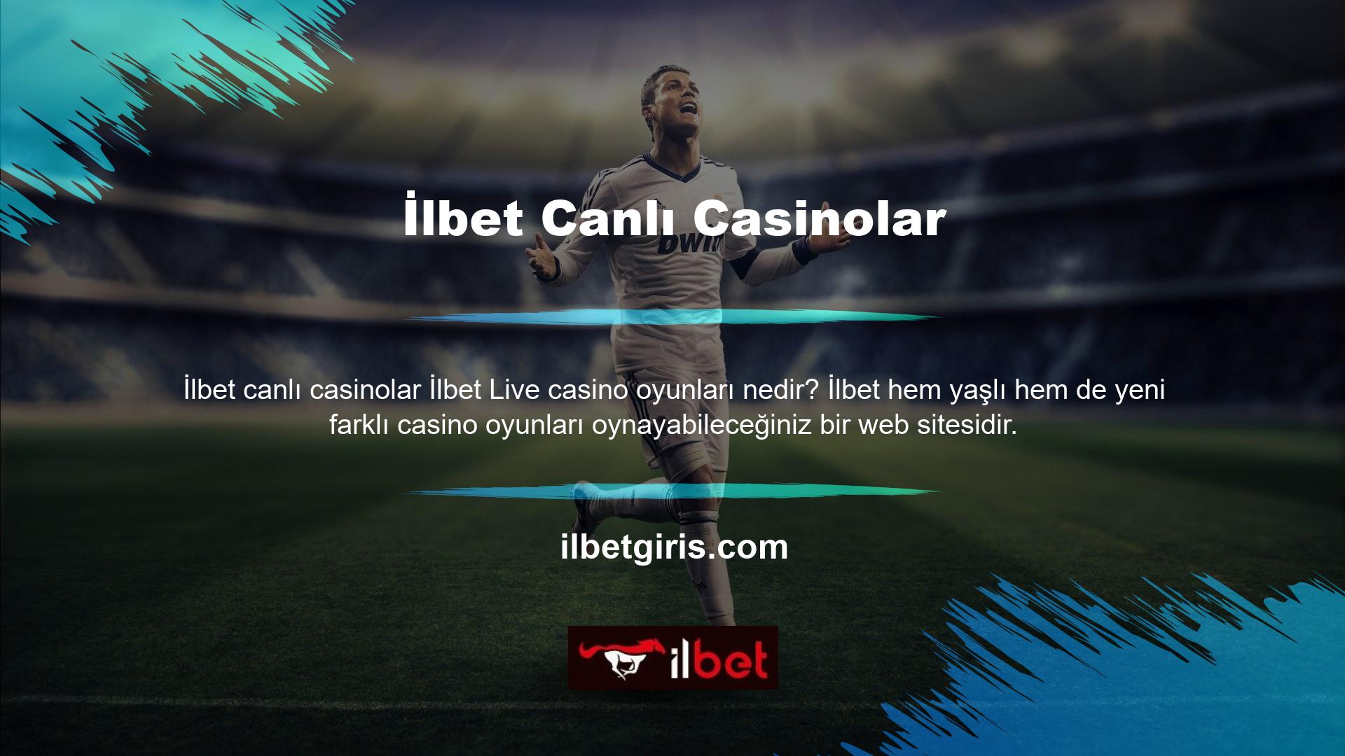 İlbet müşterilerine iki kategoride casino oyunları sunmaktadır: normal ve canlı